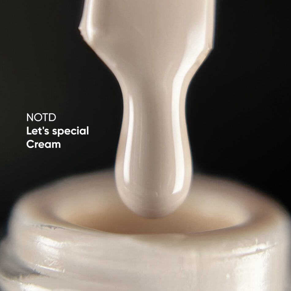 Гель лак для ногтей NAILSOFTHEDAY Let&#039;s special Cream (кремовий) 10 мл