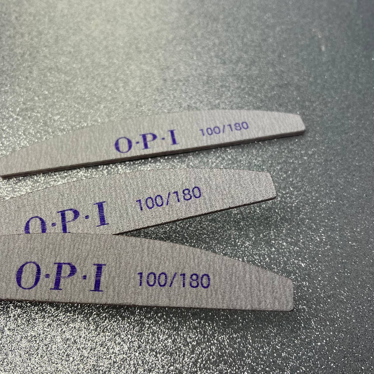 Пилка для ногтей OPI полукруг 100/180