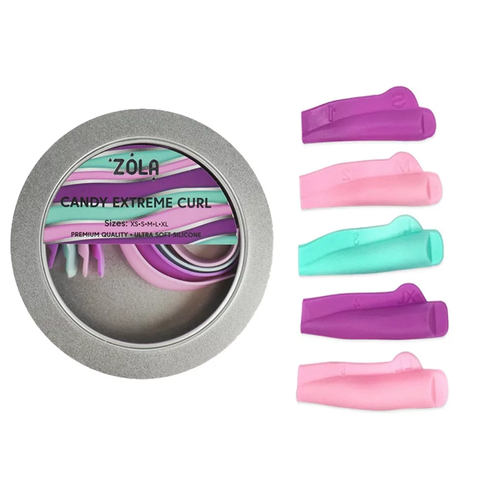 Валики для ламінування ZOLA Candy Extreme Curl (S, M, L, XL, LL)