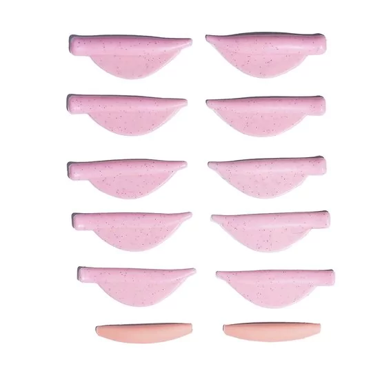 Валики для ламинирования ZOLA Pinky Shiny Pads (XS, S, M, L, XL)