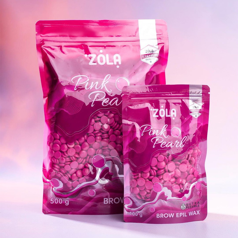 Воск в гранулах ZOLA Brow Epil Wax Pink Pearl 500 г