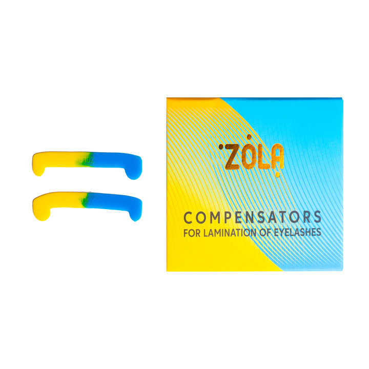 Компресори для ламінування вій ZOLA (жовто-блакитні)