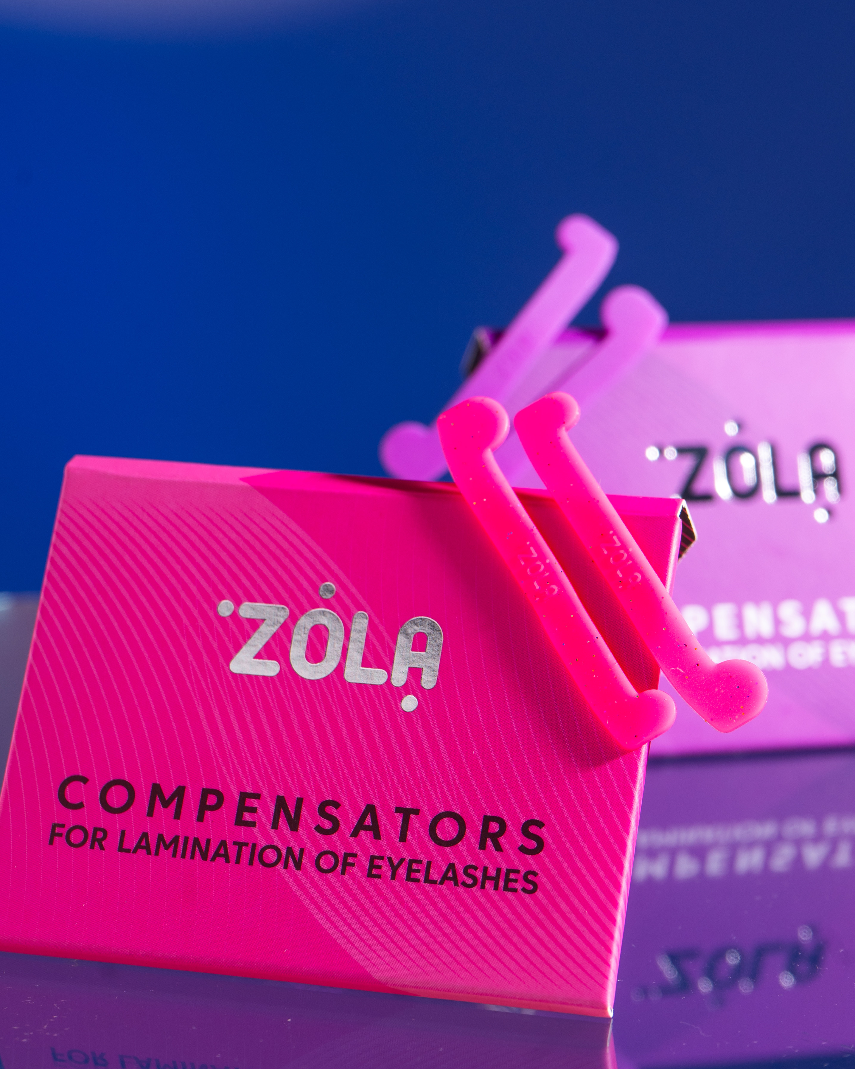 Компрессоры для ламинирования ресниц ZOLA (розовые)