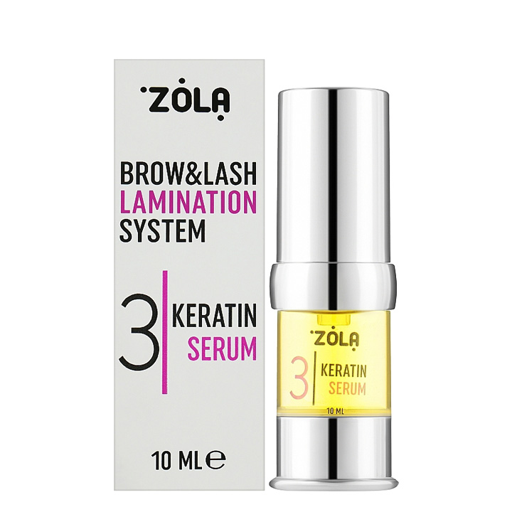 Лосьйон для ламінування ZOLA №03 Keratin Serum 10 мл