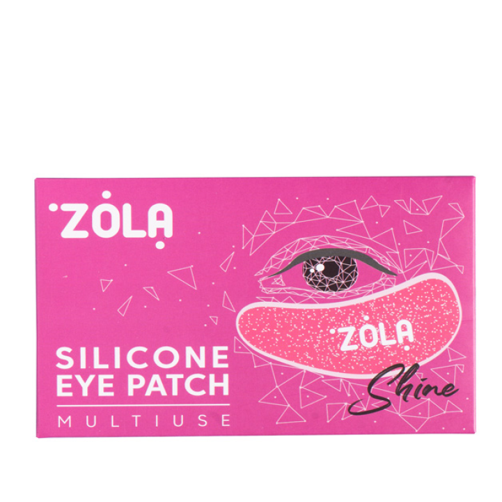 Патчи силиконовые под глаза ZOLA 1 пара (Малиновые)