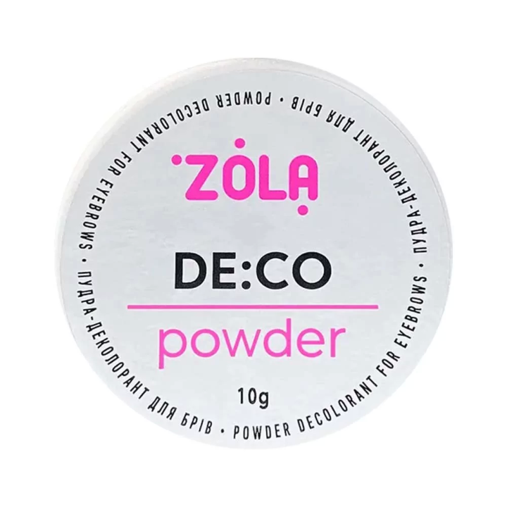 Пудра-деколорант для бровей ZOLA DE:CO Powder 10 г