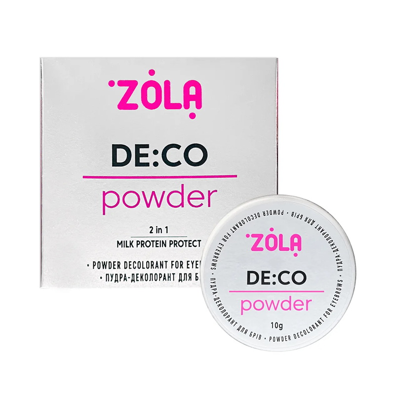 Пудра-деколорант для брів ZOLA DE:CO Powder 10 г