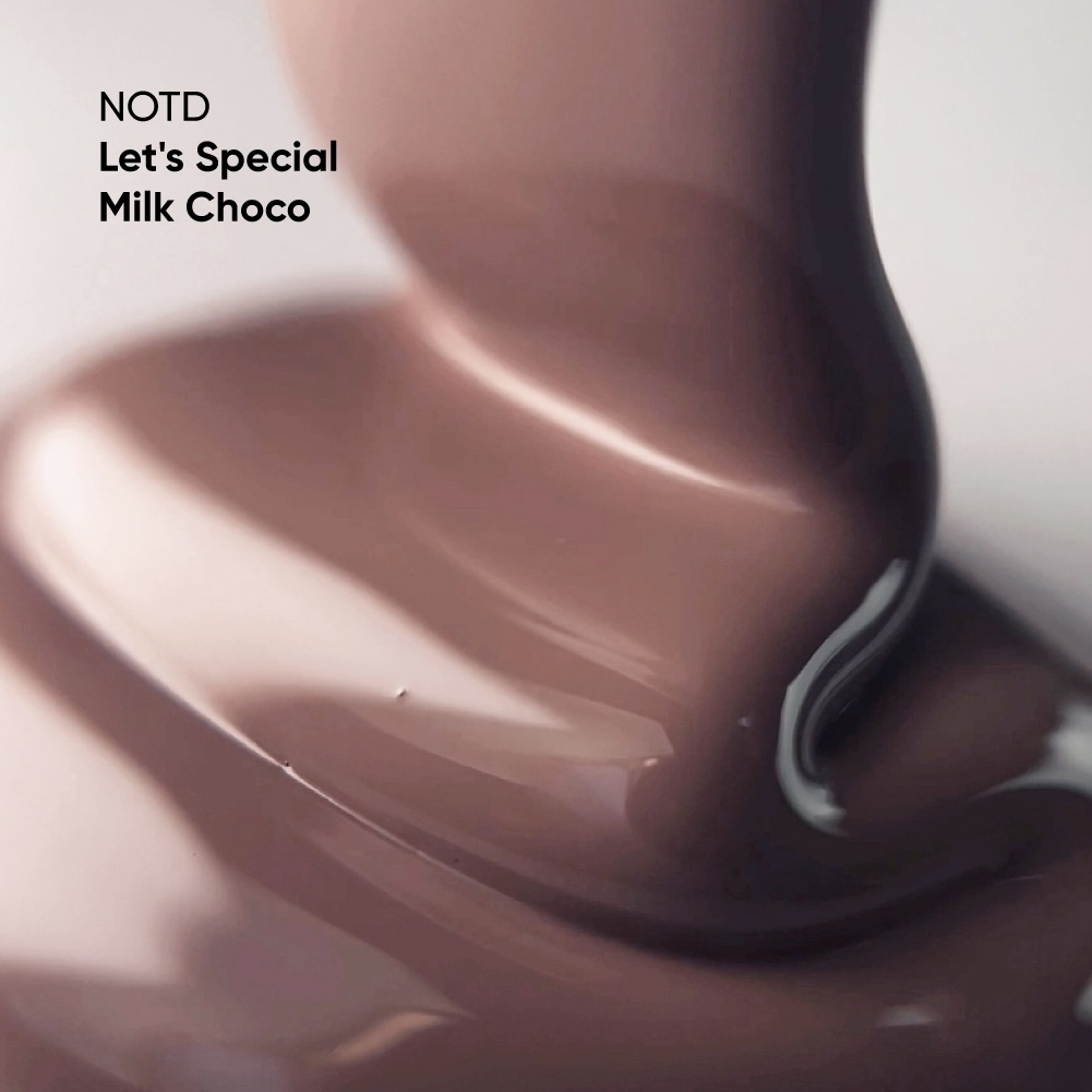 Гель лак для ногтей NAILSOFTHEDAY Let&#039;s special Milk Choco (теплый шоколадный) 10 мл