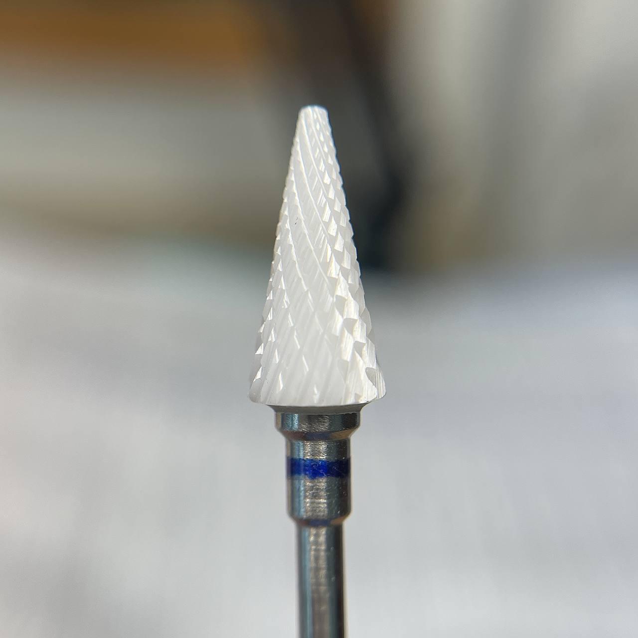 Фреза керамічна "Конус" гострий NoName  М 3/32 Large Cone ST (C) 6.6*14 мм Синя (середня)