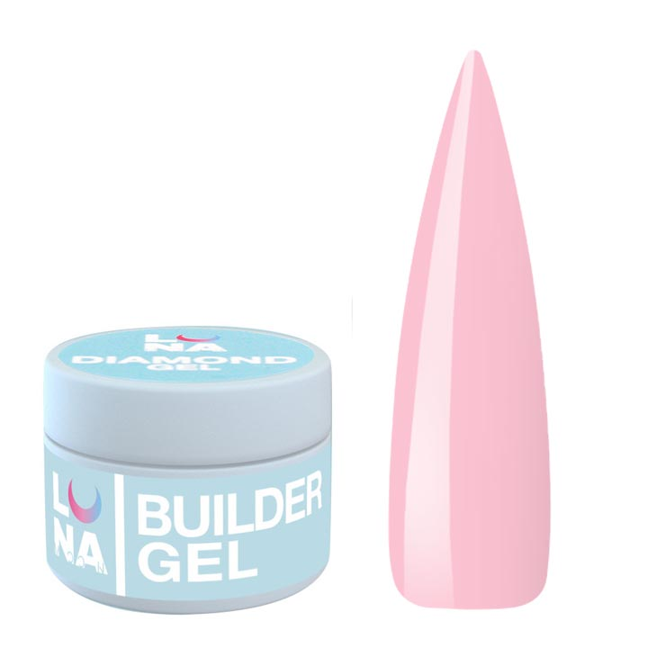 Гель для наращивания ногтей LUNA Premium Gel №007 (светло-розовый) 30 мл