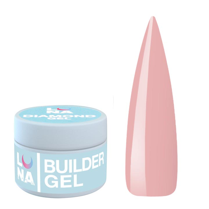 Гель для нарощування нігтів LUNA Premium Gel №020 (блідо-рожевий) 30 мл
