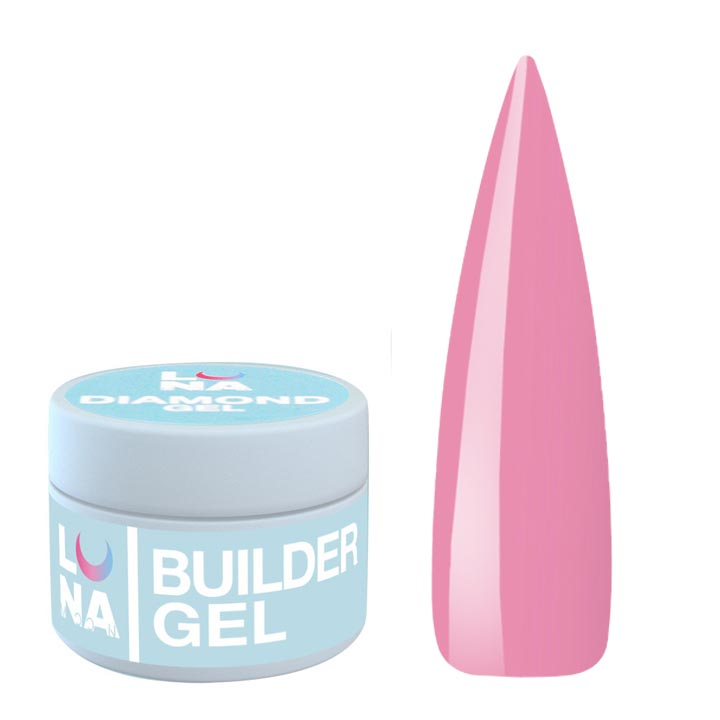 Гель для наращивания ногтей LUNA Premium Gel №021 (розовый) 30 мл