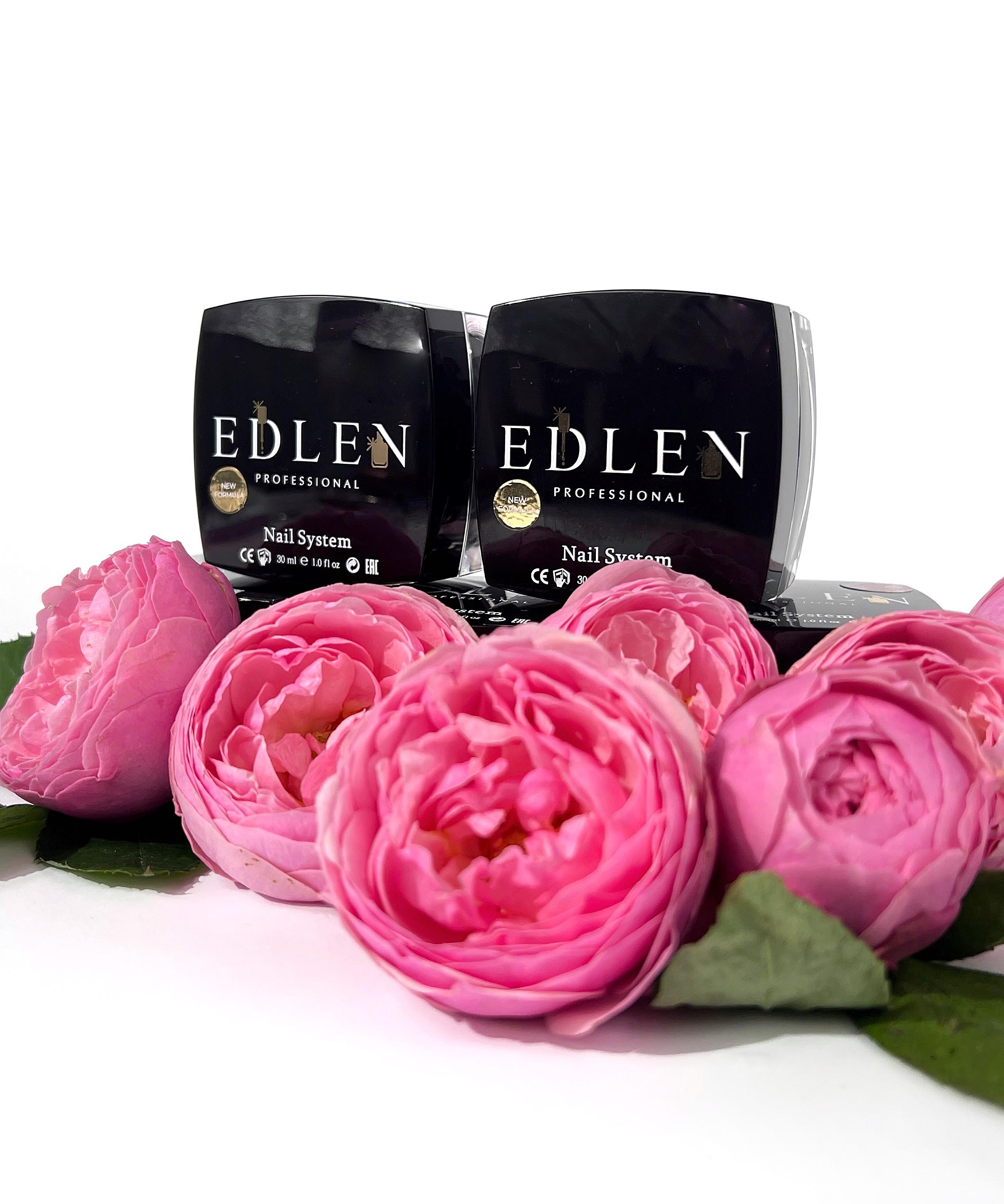 Гель для наращивания ногтей Edlen New Formula Builder Gel №004 (розово-молочный), 30 мл