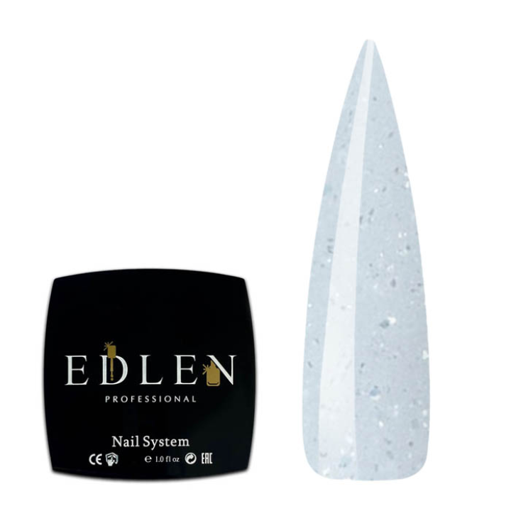 Полигель для наращивания ногтей Edlen New Formula Poly Gel №005 (молочный микроблеск), 30 мл