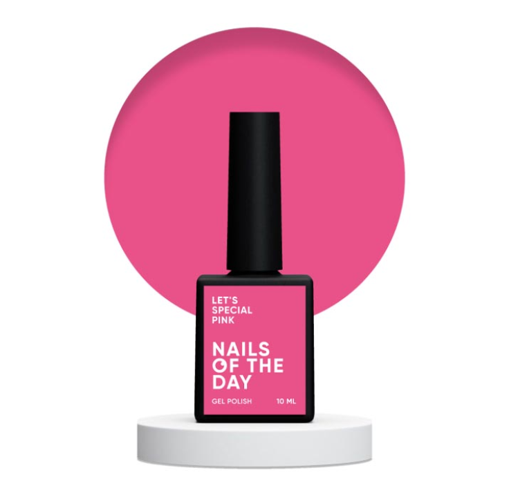 Гель лак для ногтей NAILSOFTHEDAY Let&#039;s special Pink (розовый) 10 мл