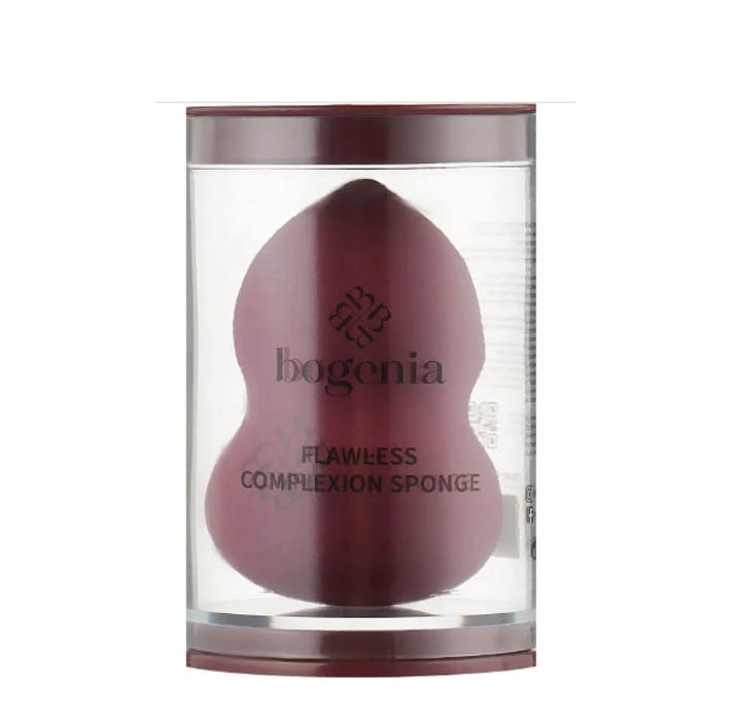 Спонж для макияжа Bogenia груша BG319 (002) темно-розовый