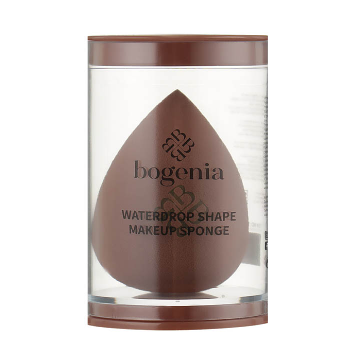 Спонж для макияжа Bogenia капля BG318 (001) темно-розовый