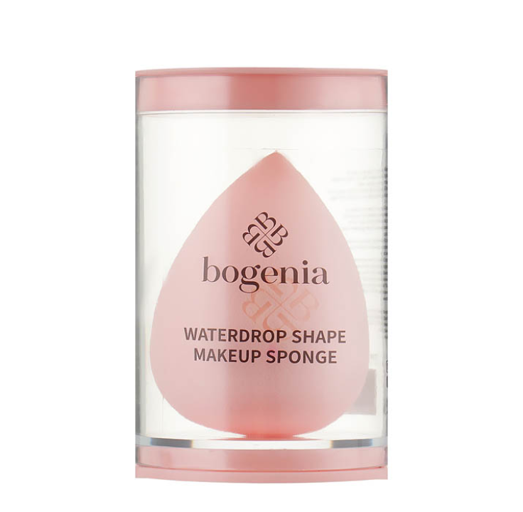 Спонж для макіяжу Bogenia крапля BG318 (002) світло-рожевий