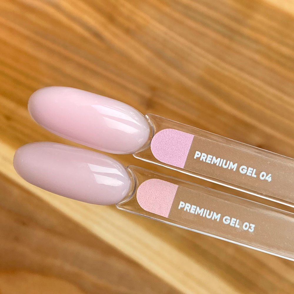 Гель для нарощення нігтів NAILSOFTHEDAY Gel Premium №003 (молочно-рожевий) 30 мл