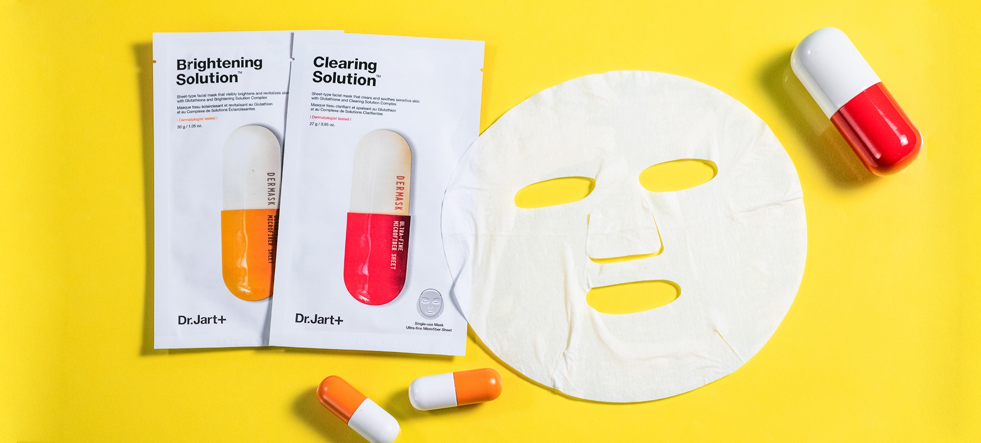 Маска тканева висвітлююча для обличчя Dr.Jart+Jet Brightening Solution Mask 1 ea