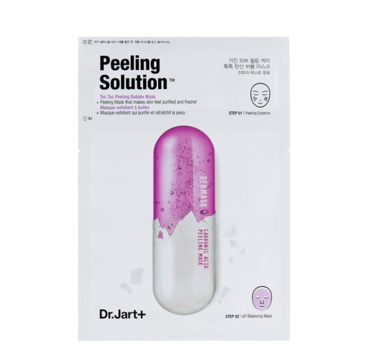 Маска тканевая для пилинга лица Dr.Jart+ Rubber Jet Peeling Solution