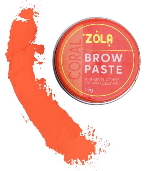 Контурная паста для бровей ZOLA (оранжевая) 15 г