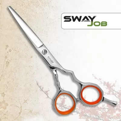 Ножиці перукарські для стрижки SWAY JOB прямі 50260 розмір 6.0 (15.5 см)