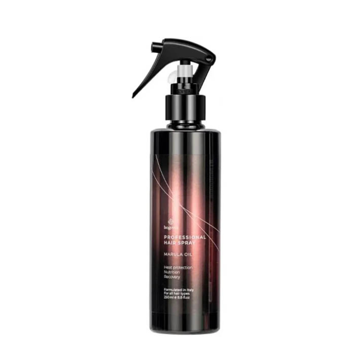 Термозащитный спрей для волос Bogenia BG403 (003) с маслом Marula 250 мл