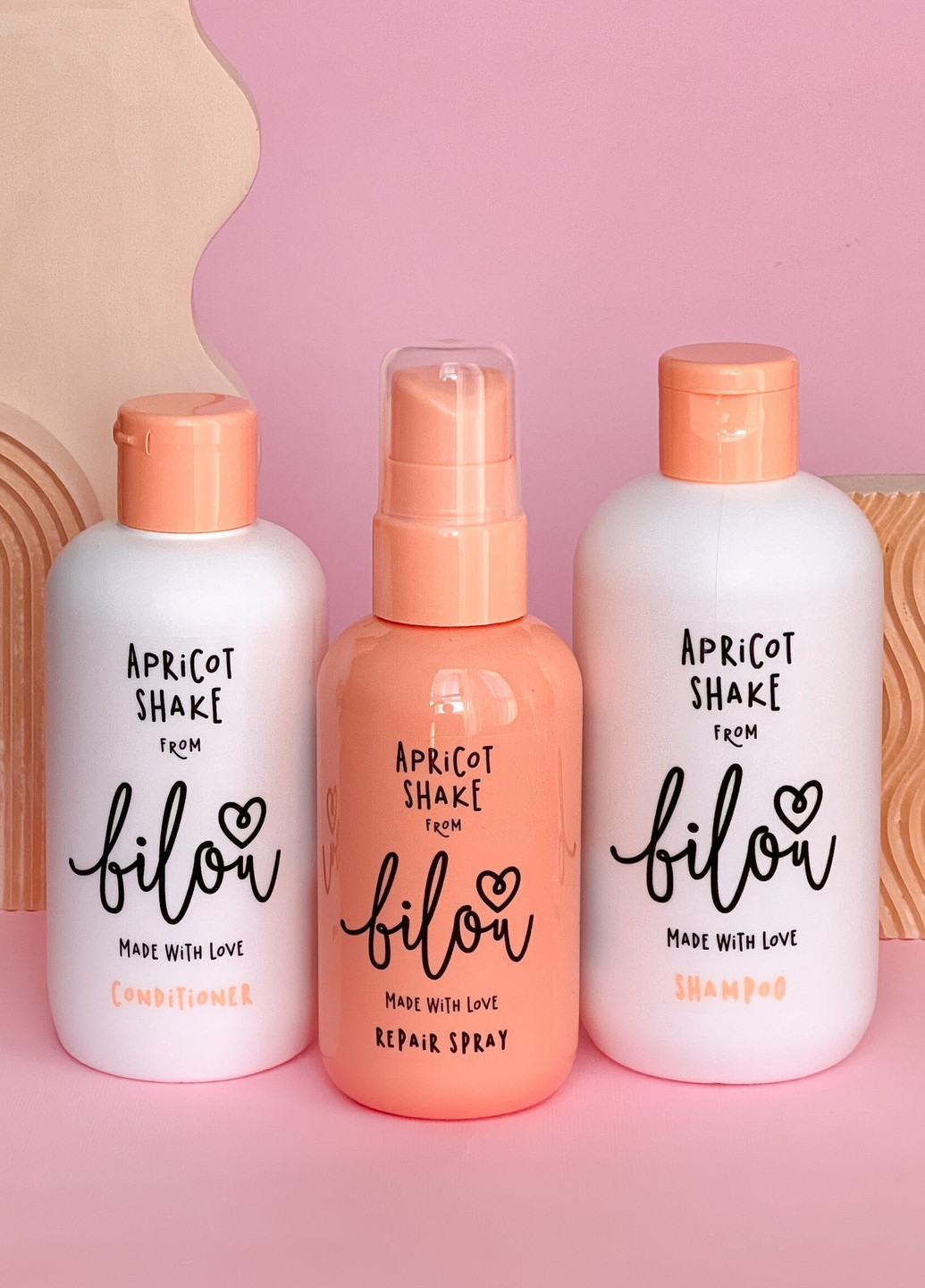 Спрей для волосся відновлюючий Bilou Apricot Shake Repair Spray 150 мл
