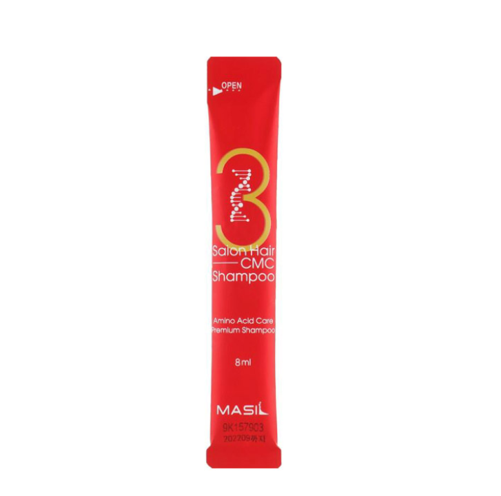 Шампунь для волос восстанавливающий с аминокислотами Masil 3 Salon Hair CMC Shampoo 8 мл