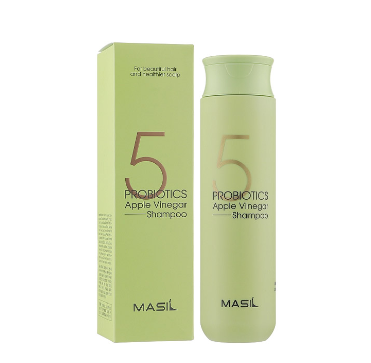 Шампунь для волос с пробиотиками и яблочным уксусом Masil 5 Probiotics Apple Vinegar Shampoo 300 мл