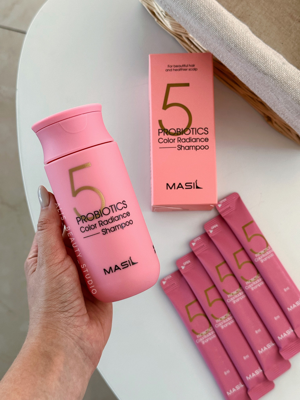 Шампунь для фарбованого волосся з пробіотиками Masil 5 Probiotics Color Radiance Shampoo 150 мл