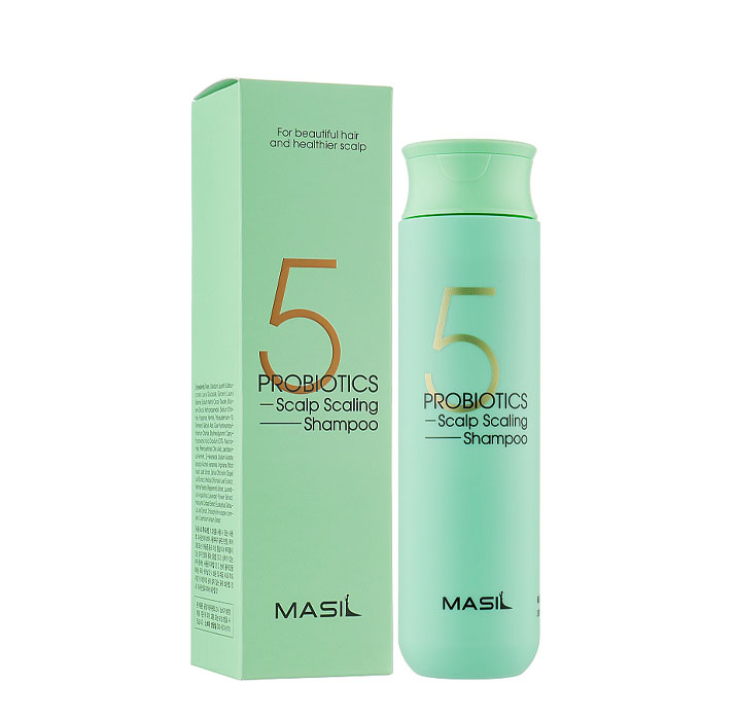 Шампунь за доглядом шкіри голови з пробіотиками Masil 5 Probiotics Scalp Scaling Shampoo 300 мл