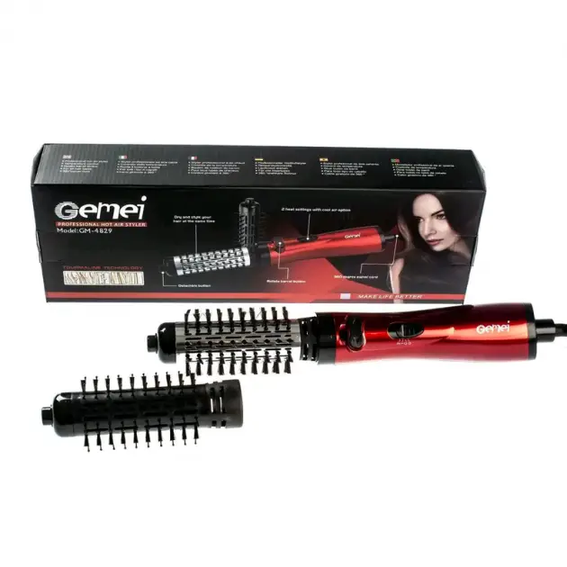 Фен-браш для волосся Gemei 3в1 GM-4829