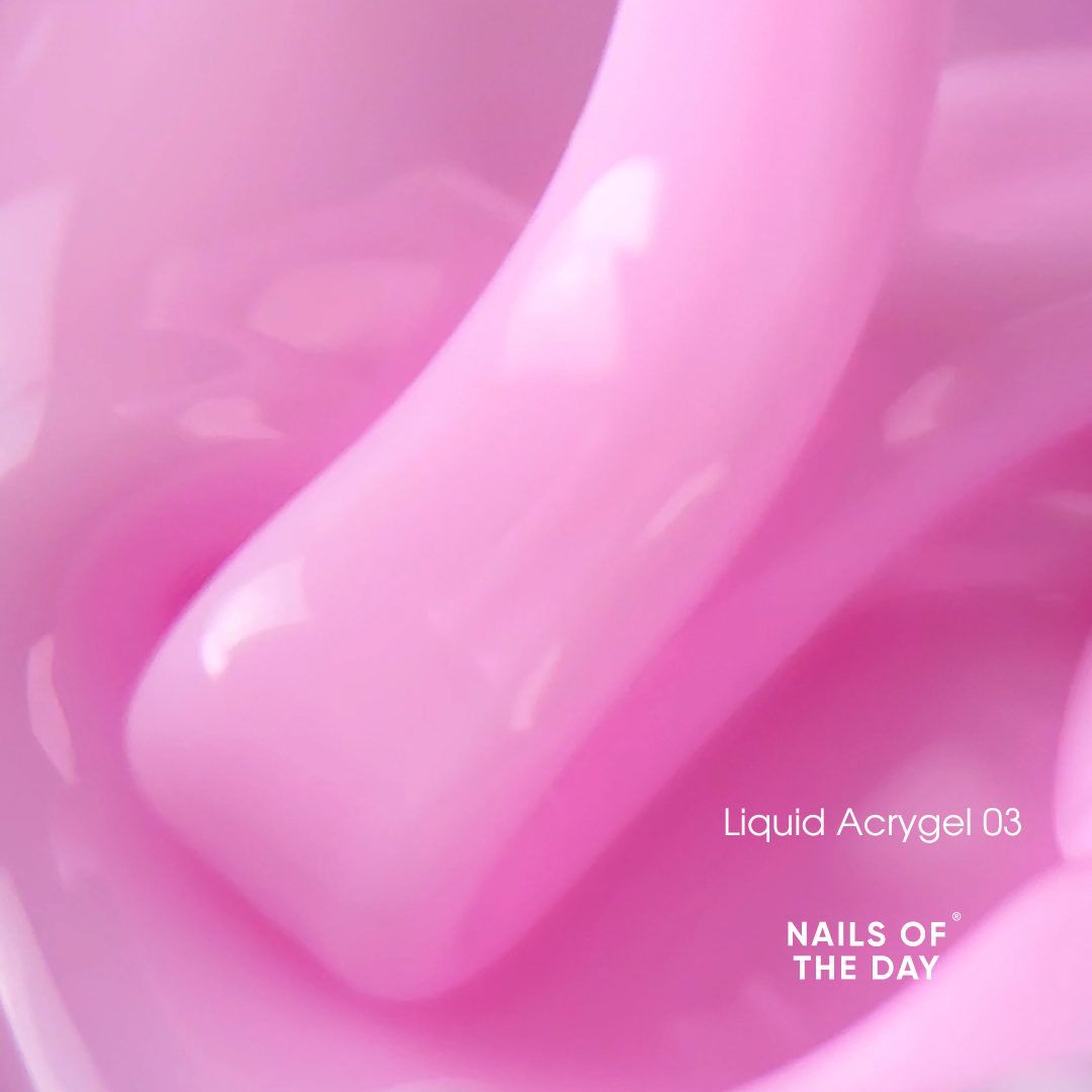 Акригель NAILSOFTHEDAY Liquid Acrygel (ніжно-рожевий) 15 мл