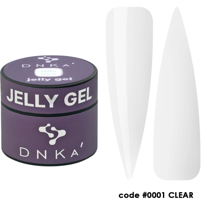 Гель желе DNKa Jelly Gel №001 Clear (прозрачный) 15 мл