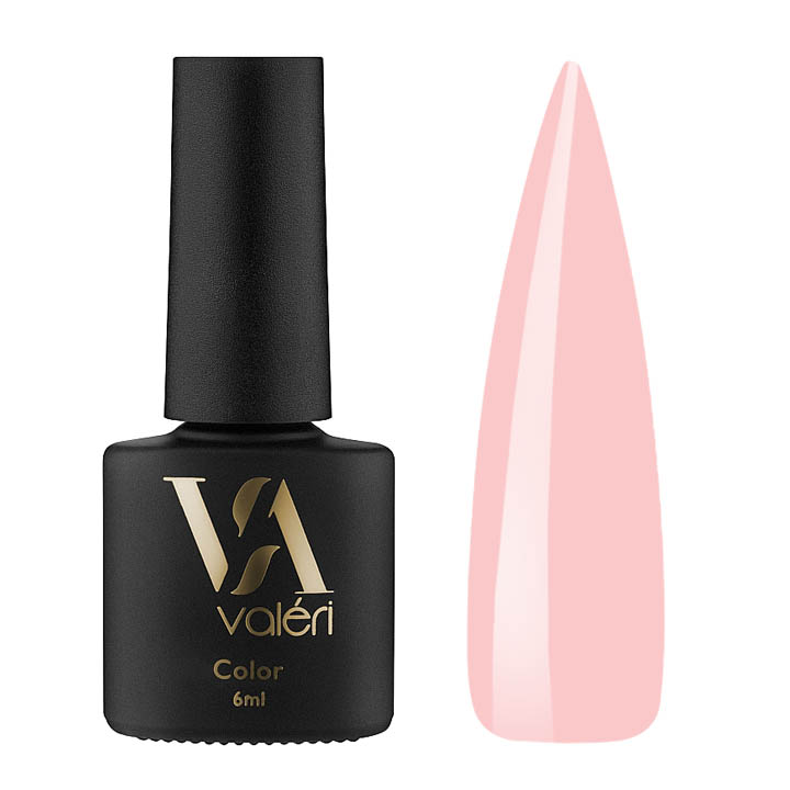 Гель лак для ногтей Valeri Color №001 (нежно розовый) 6 мл
