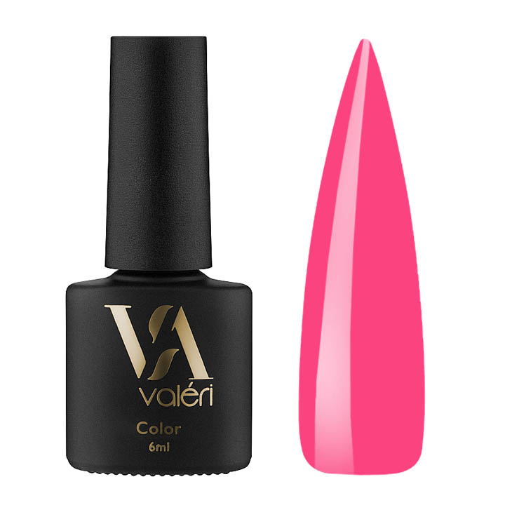 Гель лак для ногтей Valeri Color №005 (розовый-барби) 6 мл