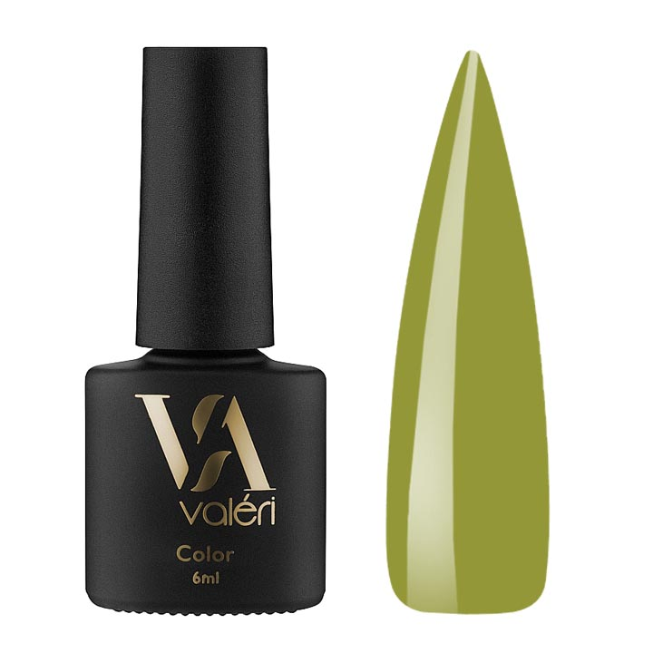 Гель лак для нігтів Valeri Color №019 (оливка) 6 мл