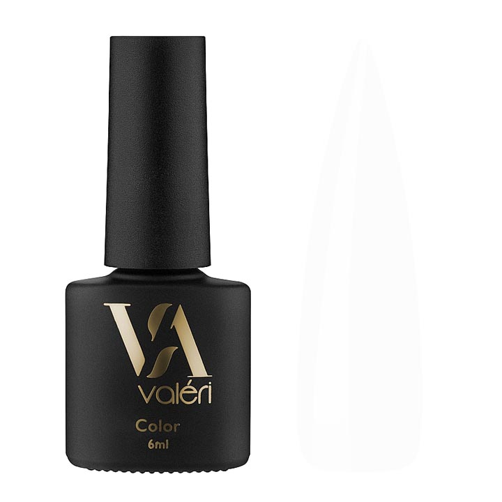 Гель лак для нігтів Valeri Color №021 (білий) 6 мл