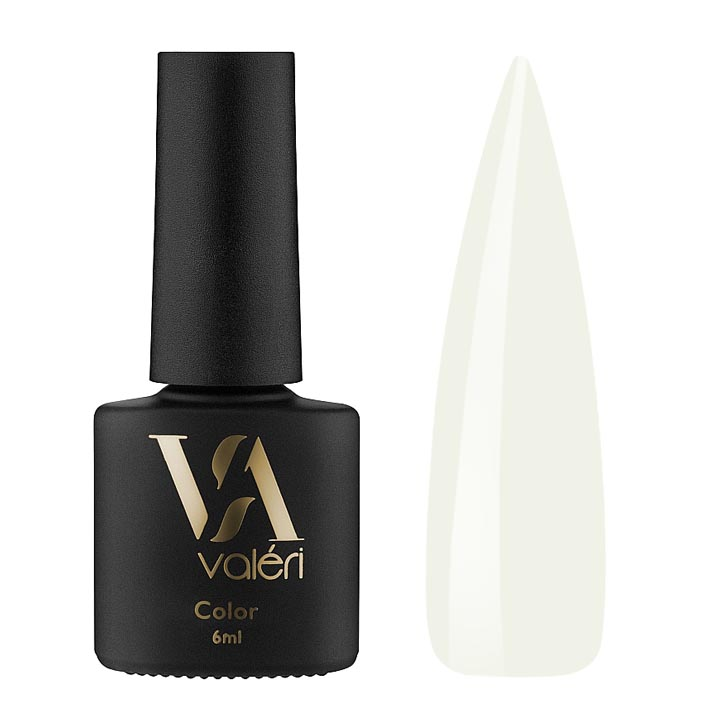 Гель лак для нігтів Valeri Color №022 (біло-сірий) 6 мл