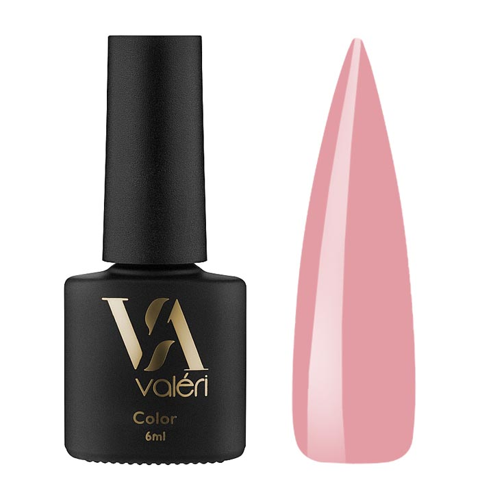 Гель лак для нігтів Valeri Color №033 (пастельний рожевий) 6 мл