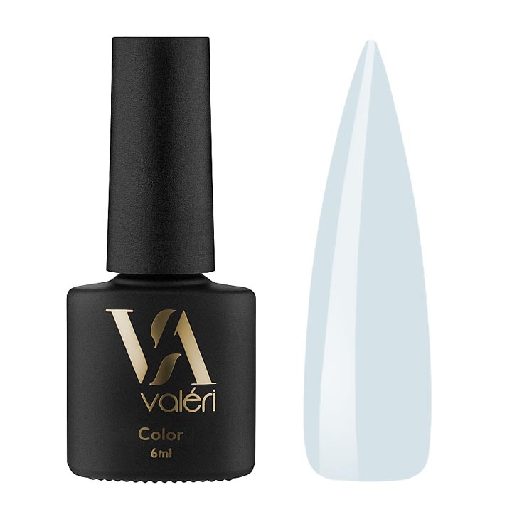 Гель лак для нігтів Valeri Color №044 (холодний світло-блакитний) 6 мл