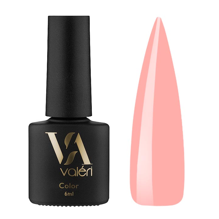 Гель лак для нігтів Valeri Color №054 (соковитий персиковий) 6 мл