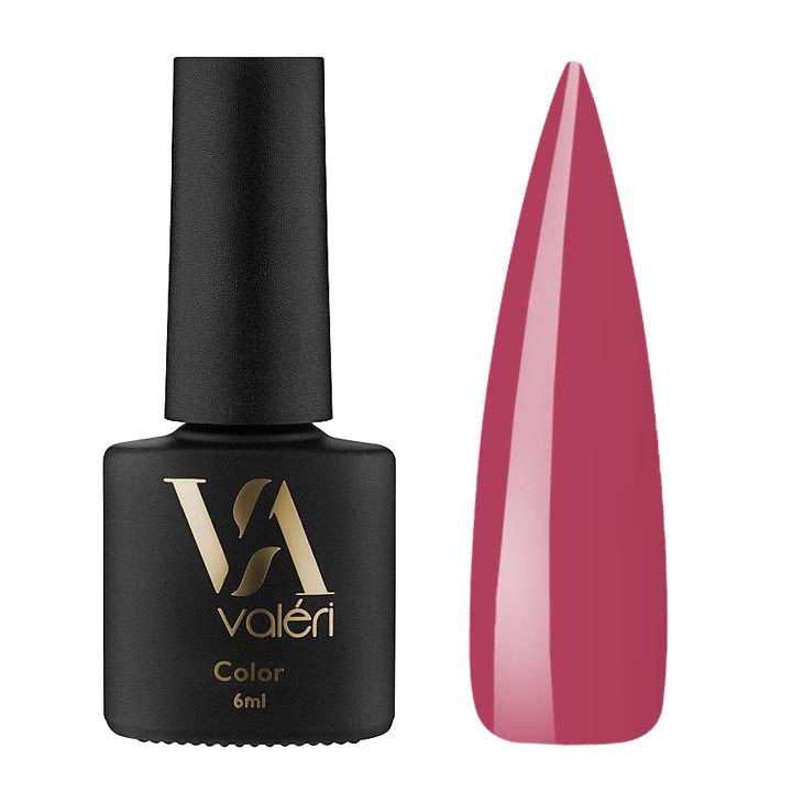 Гель лак для нігтів Valeri Color №072 (ягідний рожевий) 6 мл