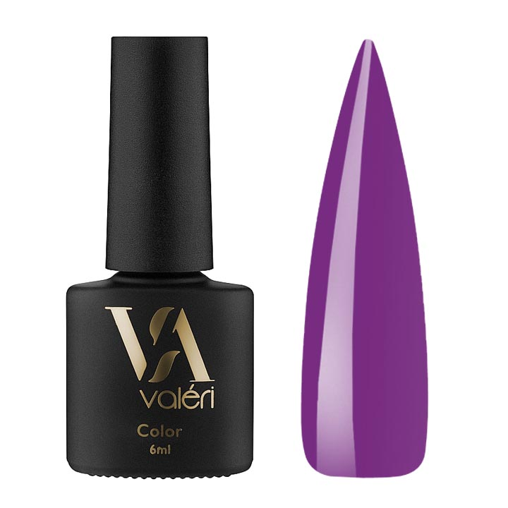 Гель лак для нігтів Valeri Color №081 (бузковий) 6 мл