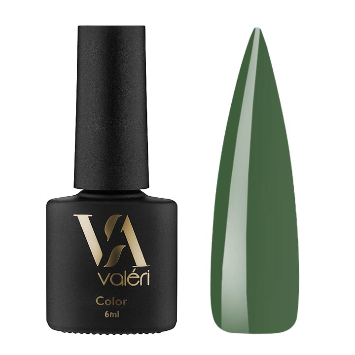 Гель лак для нігтів Valeri Color №098 (зелений) 6 мл