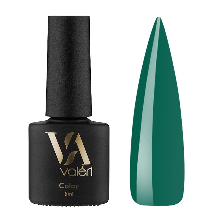 Гель лак для ногтей Valeri Color №099 (изумрудный) 6 мл