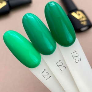 Гель лак для ногтей Valeri Color №121 (зеленый) 6 мл