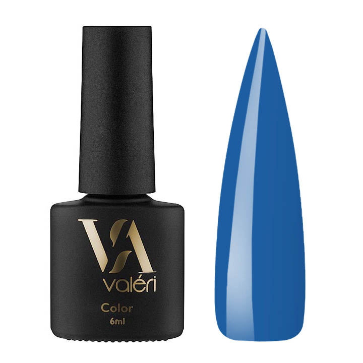 Гель лак для нігтів Valeri Color №128 (блакитний) 6 мл